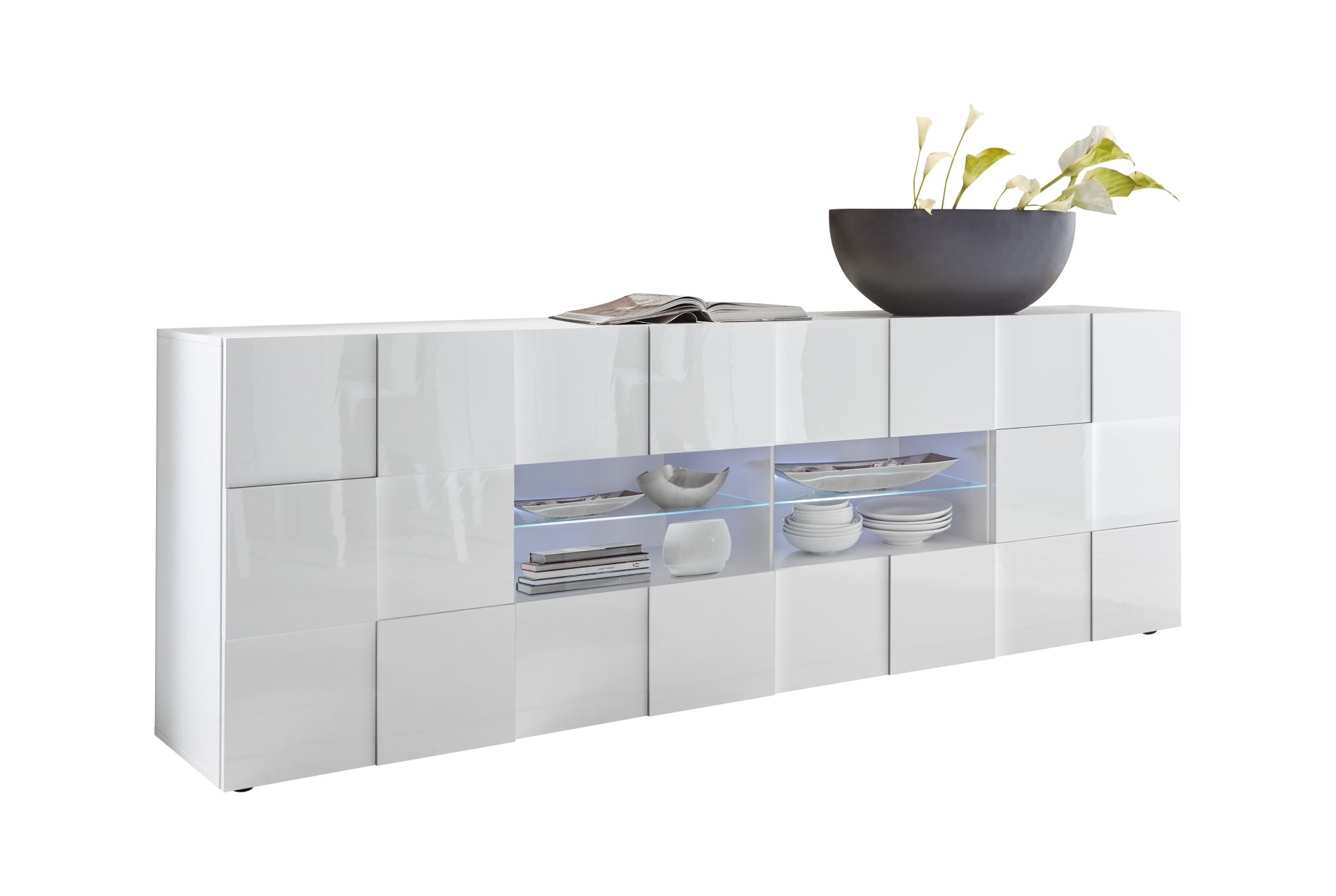 DAMA, buffet 2 portes 4 tiroirs