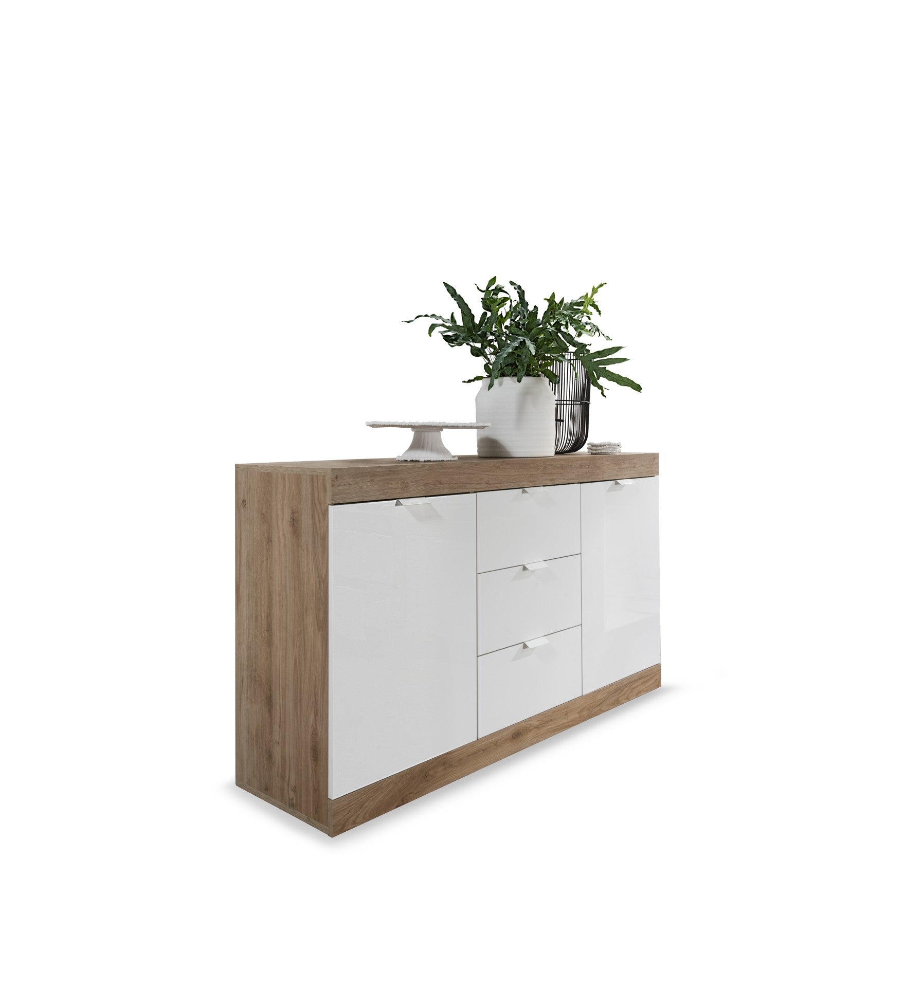 SLIM, BUFFET 135CM 2 PORTES 3 TIROIRS