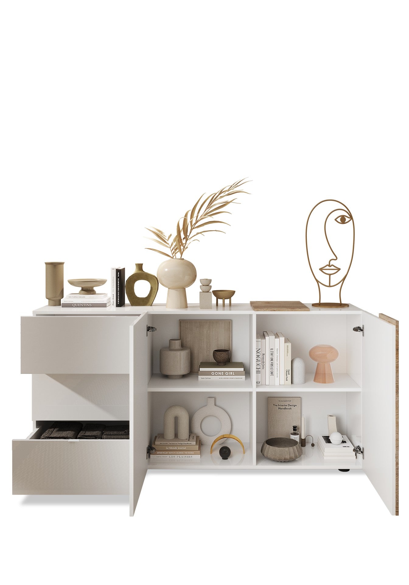 coloris_Blanc lacqué brillant chene Cadiz